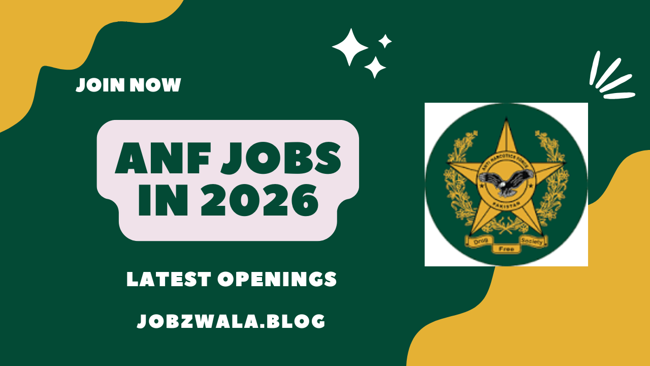 Anti Narcotics Force ANF Jobs in 2026