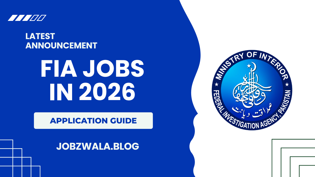 Federal Investigation Agency FIA Jobs in 2026
