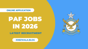Pakistan Air Force PAF Jobs in 2026