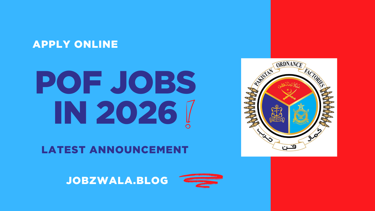 Pakistan Ordnance Factories POF Jobs in 2026